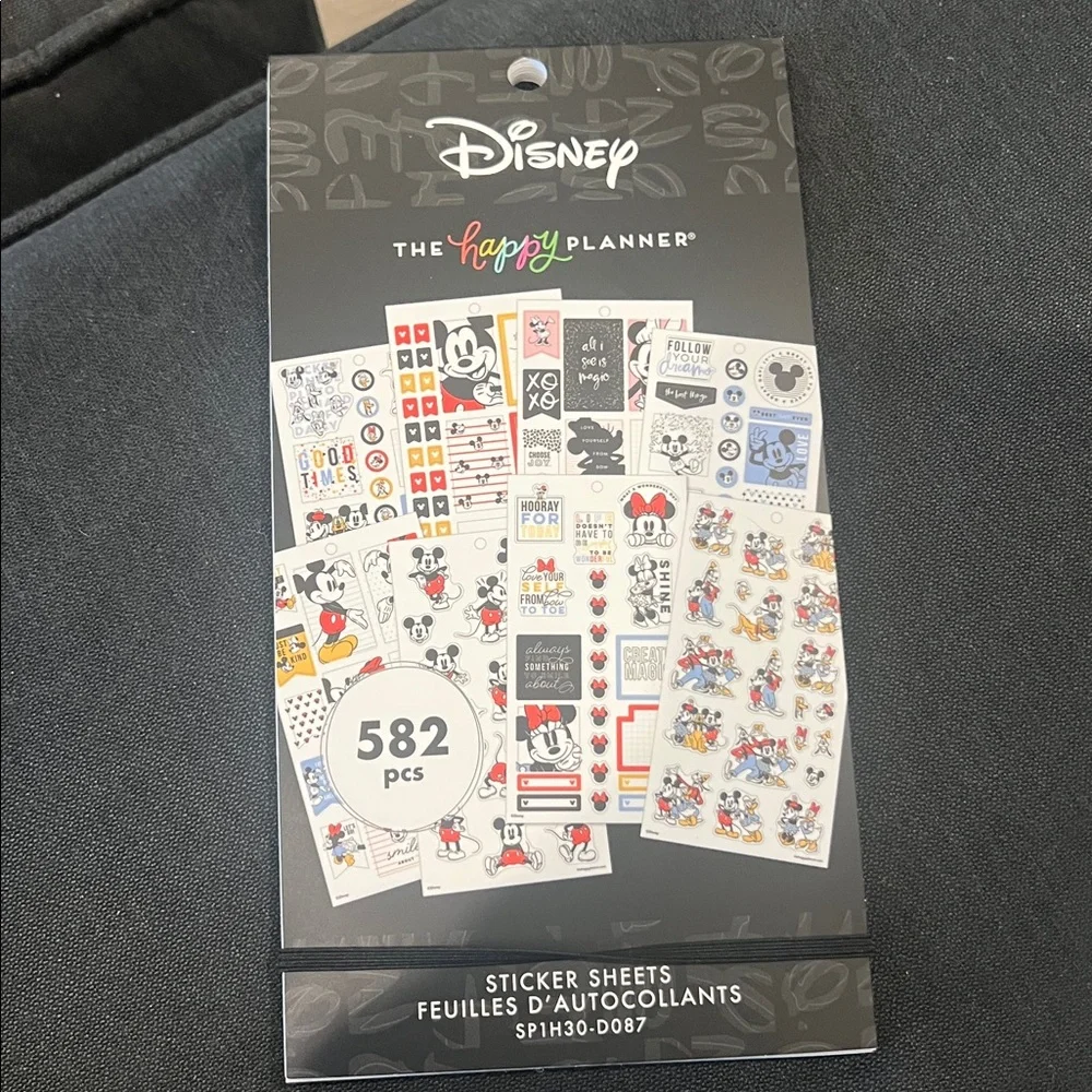 Disney The Happy Planner Mickey Mouse Sticker Sheet Missing one sticker